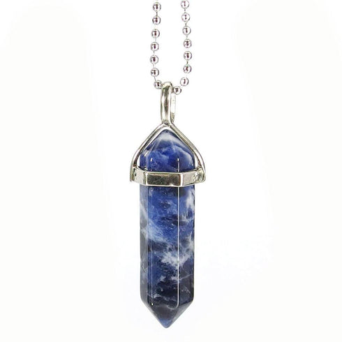 Sodalite Gemstone Pendant Necklace